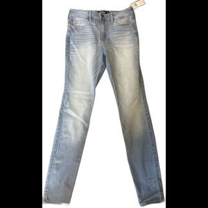 HOLLISTER High Rise Super Skinny Stretch Light Denim Jeans Size 7R 28 X30 NEW